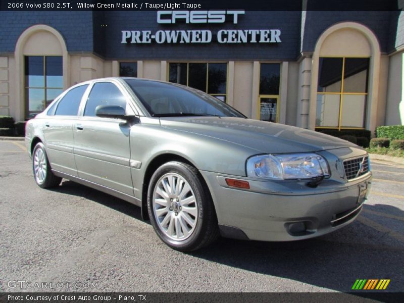 Willow Green Metallic / Taupe/Light Taupe 2006 Volvo S80 2.5T