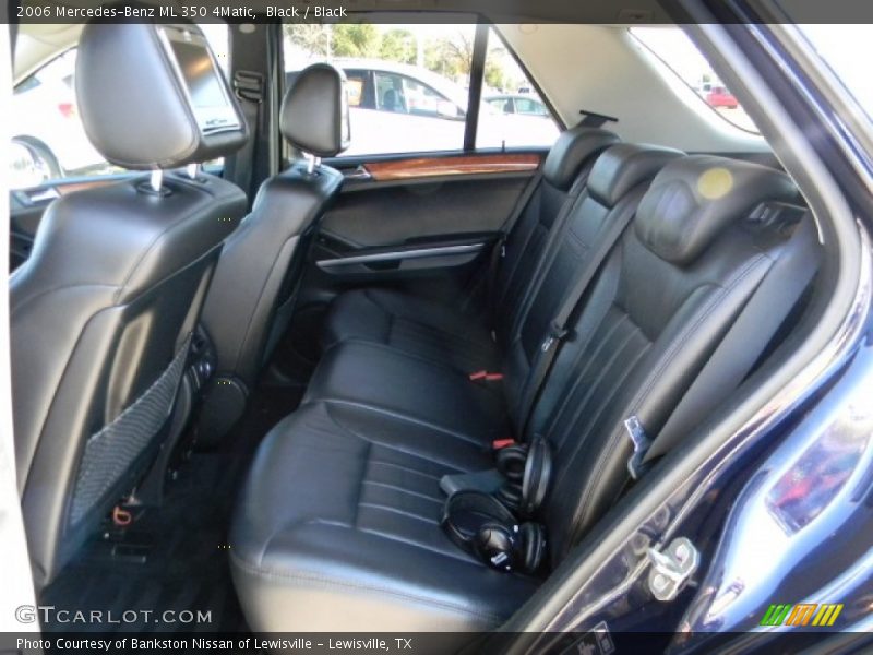 Black / Black 2006 Mercedes-Benz ML 350 4Matic