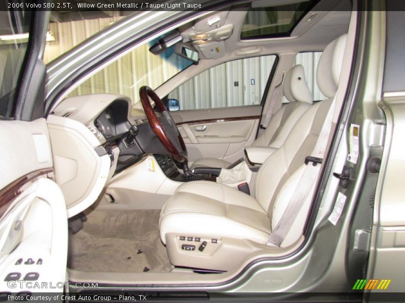 Willow Green Metallic / Taupe/Light Taupe 2006 Volvo S80 2.5T
