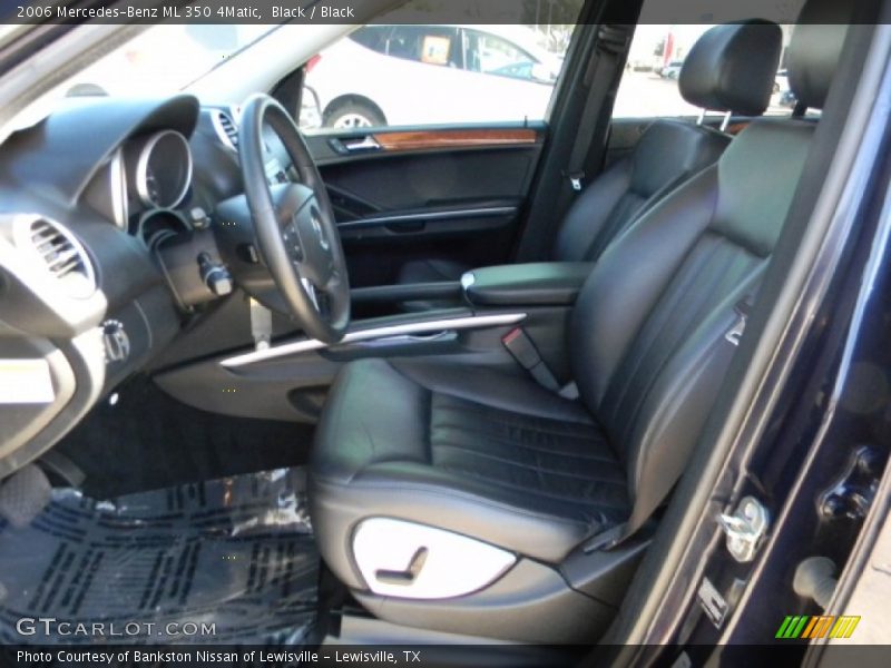 Black / Black 2006 Mercedes-Benz ML 350 4Matic