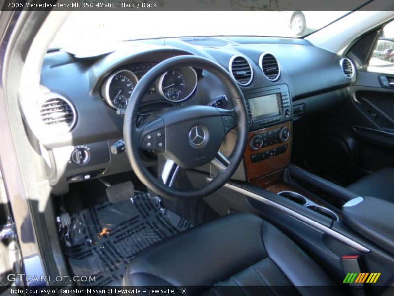 Black / Black 2006 Mercedes-Benz ML 350 4Matic