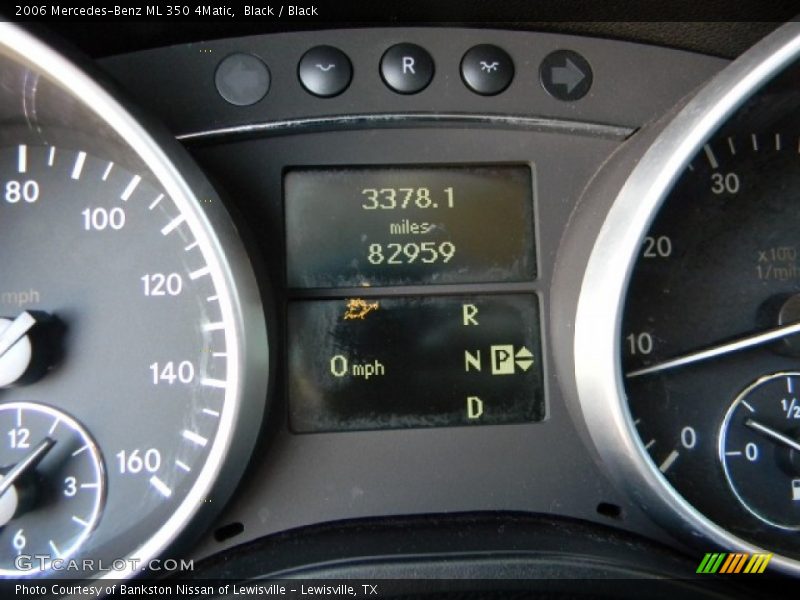Black / Black 2006 Mercedes-Benz ML 350 4Matic