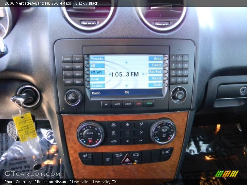 Black / Black 2006 Mercedes-Benz ML 350 4Matic