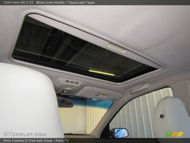 Willow Green Metallic / Taupe/Light Taupe 2006 Volvo S80 2.5T