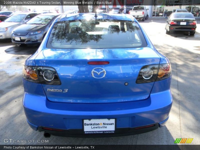 Winning Blue Metallic / Black/Blue 2006 Mazda MAZDA3 s Touring Sedan