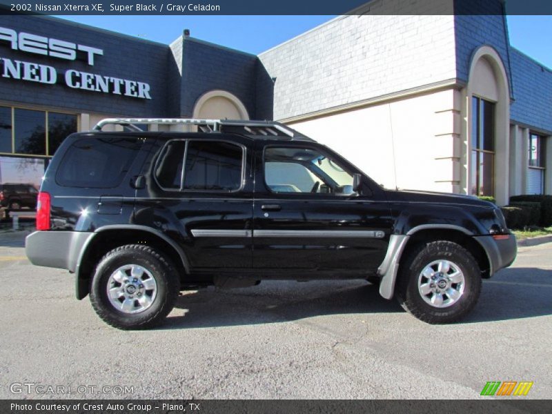 Super Black / Gray Celadon 2002 Nissan Xterra XE