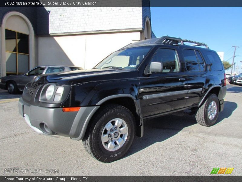 Super Black / Gray Celadon 2002 Nissan Xterra XE