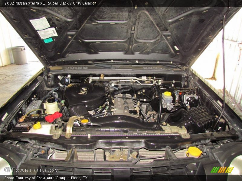 Super Black / Gray Celadon 2002 Nissan Xterra XE