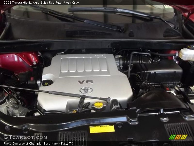 Salsa Red Pearl / Ash Gray 2008 Toyota Highlander
