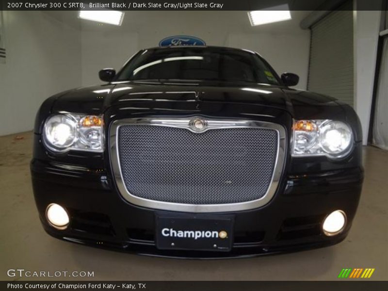 Brilliant Black / Dark Slate Gray/Light Slate Gray 2007 Chrysler 300 C SRT8