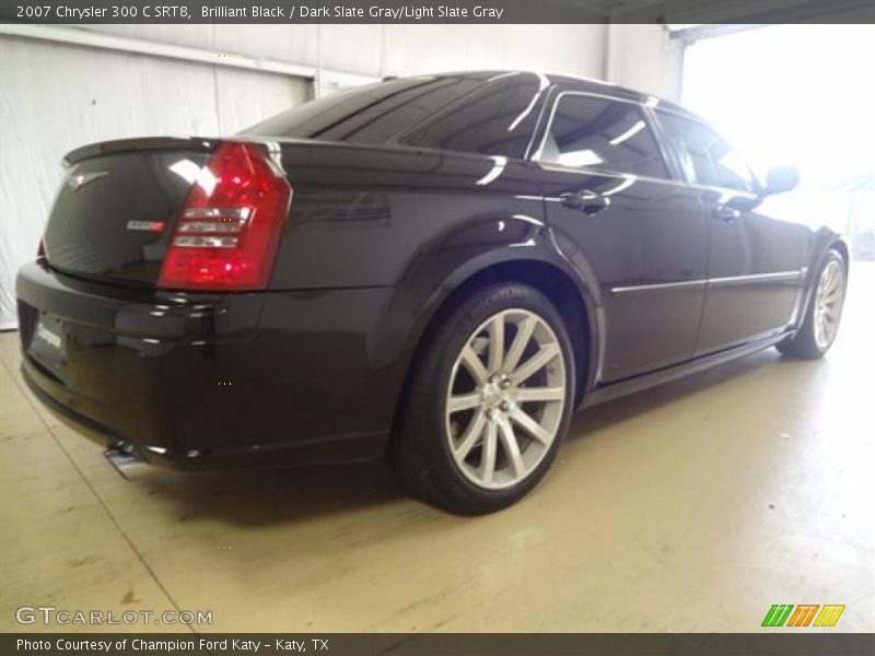 Brilliant Black / Dark Slate Gray/Light Slate Gray 2007 Chrysler 300 C SRT8