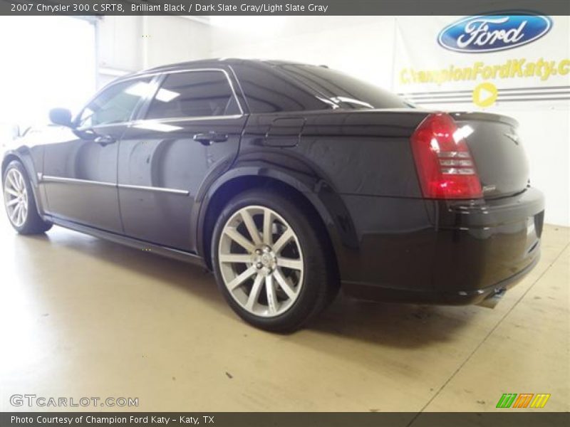 Brilliant Black / Dark Slate Gray/Light Slate Gray 2007 Chrysler 300 C SRT8
