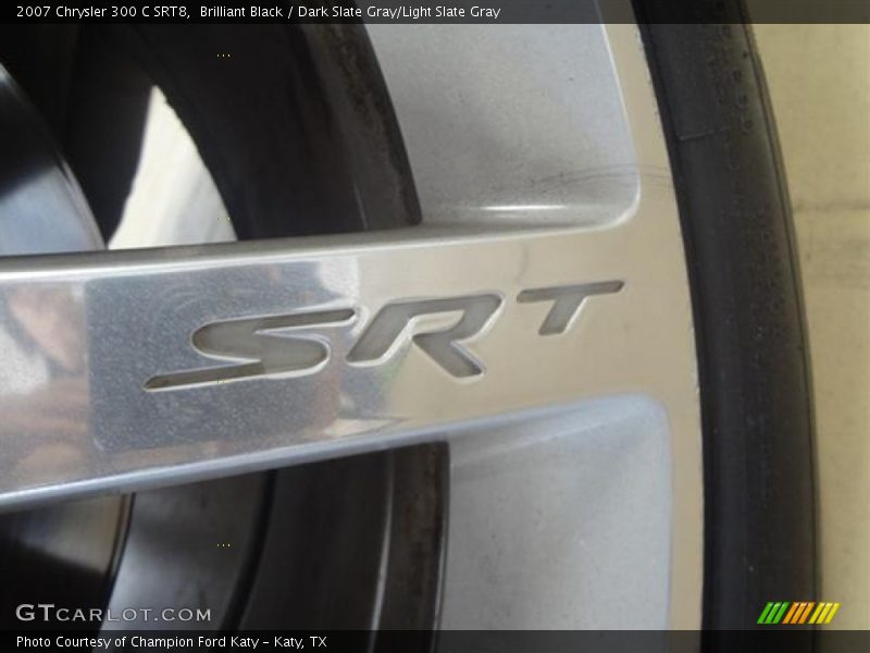 Brilliant Black / Dark Slate Gray/Light Slate Gray 2007 Chrysler 300 C SRT8