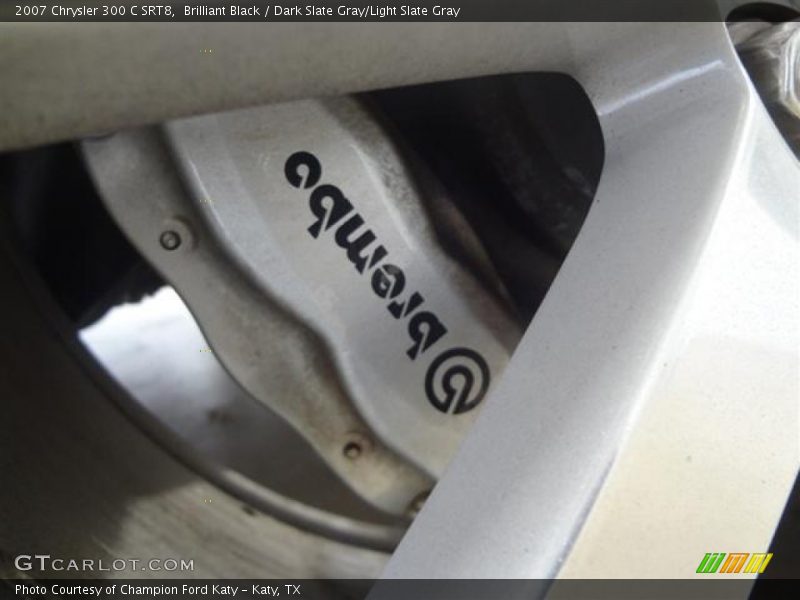 Brilliant Black / Dark Slate Gray/Light Slate Gray 2007 Chrysler 300 C SRT8