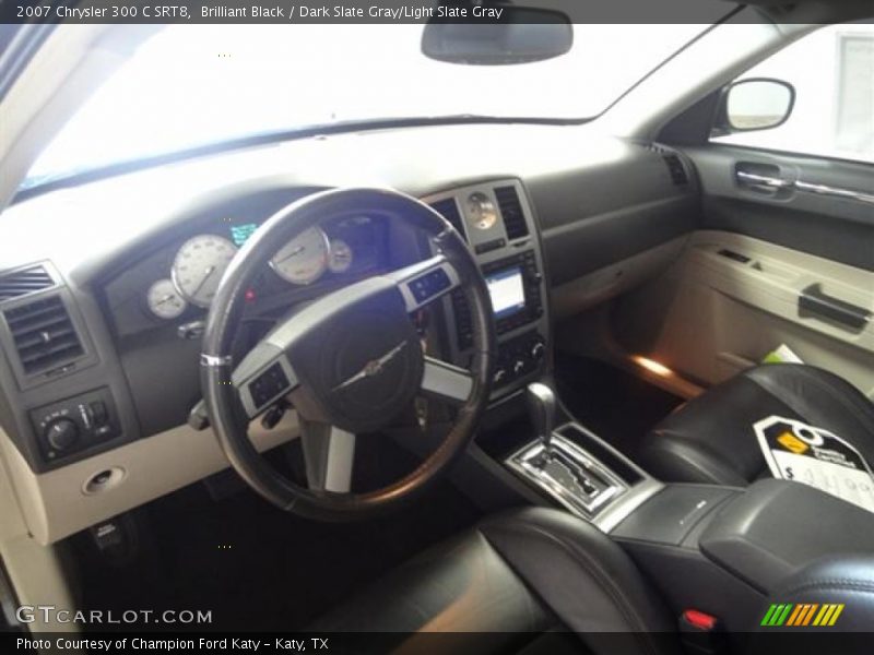 Brilliant Black / Dark Slate Gray/Light Slate Gray 2007 Chrysler 300 C SRT8