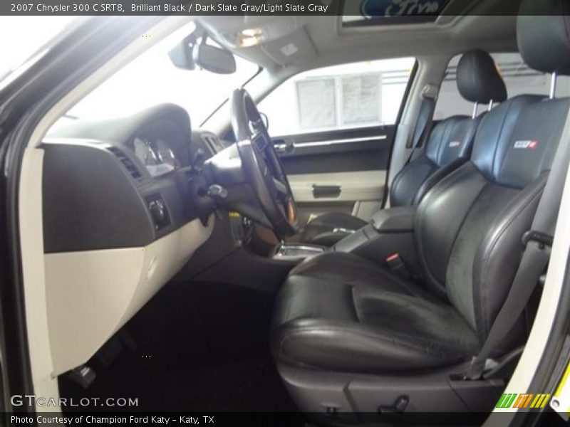 Brilliant Black / Dark Slate Gray/Light Slate Gray 2007 Chrysler 300 C SRT8