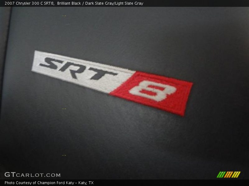 Brilliant Black / Dark Slate Gray/Light Slate Gray 2007 Chrysler 300 C SRT8