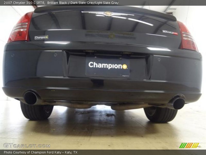 Brilliant Black / Dark Slate Gray/Light Slate Gray 2007 Chrysler 300 C SRT8