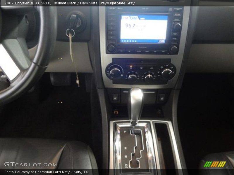 Brilliant Black / Dark Slate Gray/Light Slate Gray 2007 Chrysler 300 C SRT8