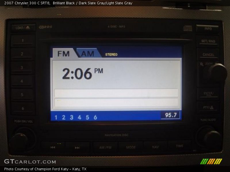 Brilliant Black / Dark Slate Gray/Light Slate Gray 2007 Chrysler 300 C SRT8