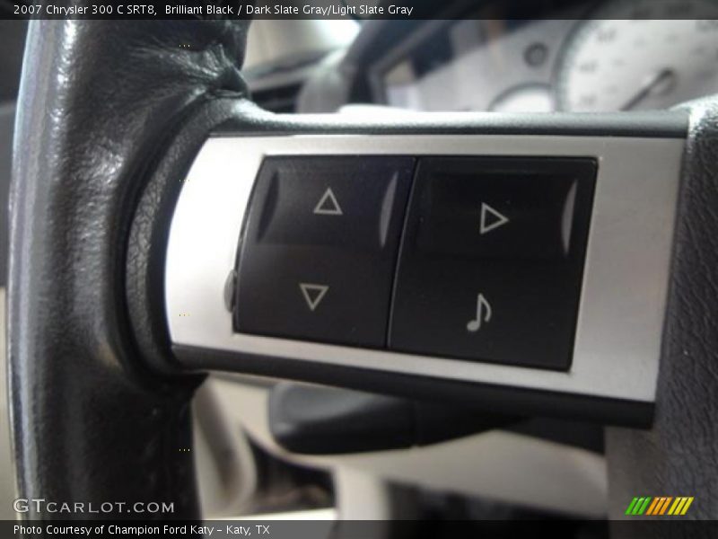 Brilliant Black / Dark Slate Gray/Light Slate Gray 2007 Chrysler 300 C SRT8
