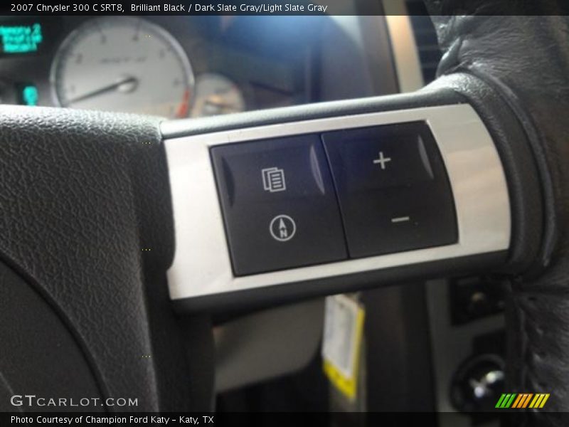 Brilliant Black / Dark Slate Gray/Light Slate Gray 2007 Chrysler 300 C SRT8