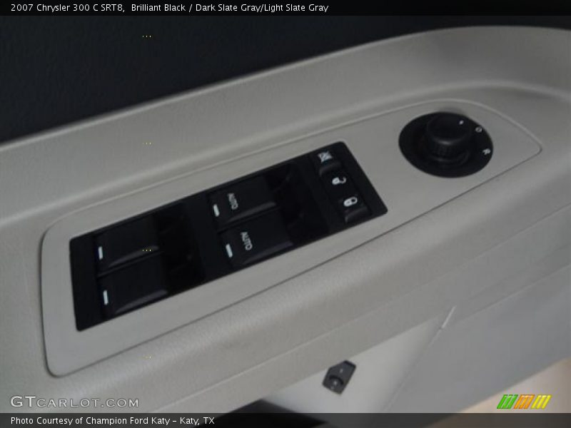 Brilliant Black / Dark Slate Gray/Light Slate Gray 2007 Chrysler 300 C SRT8