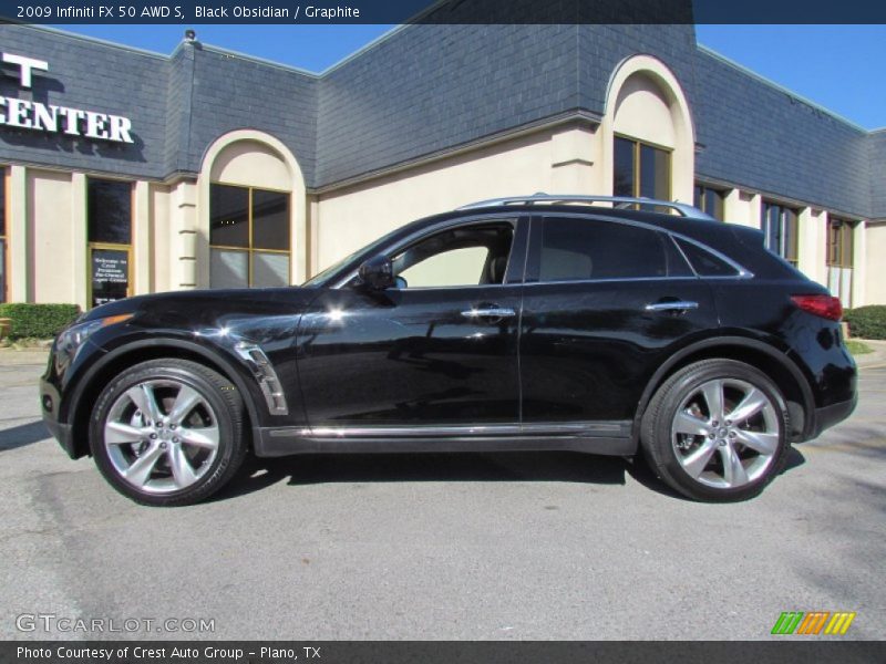 Black Obsidian / Graphite 2009 Infiniti FX 50 AWD S