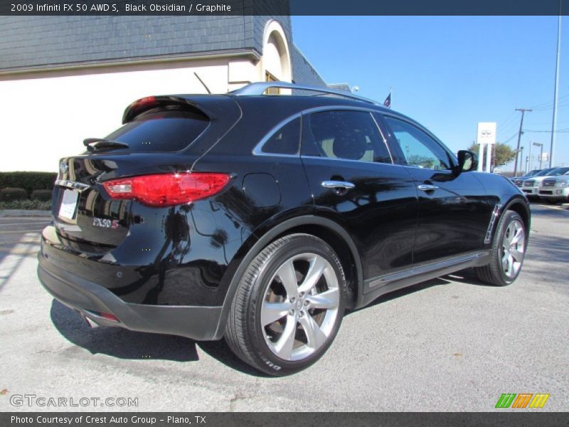 Black Obsidian / Graphite 2009 Infiniti FX 50 AWD S