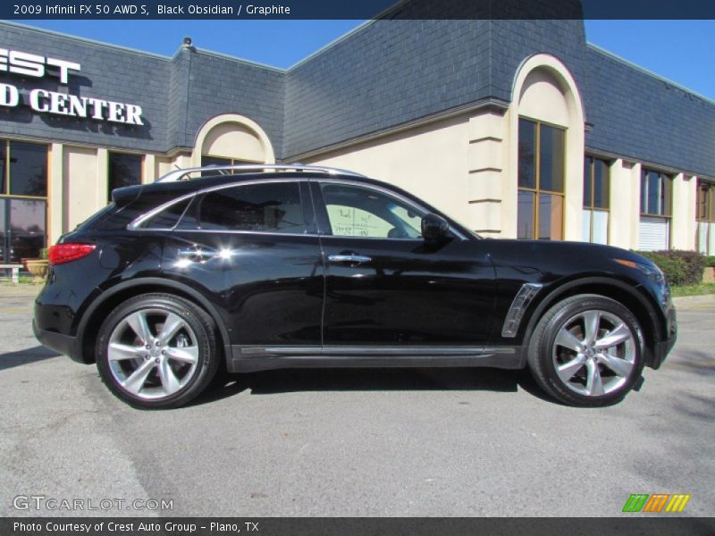 Black Obsidian / Graphite 2009 Infiniti FX 50 AWD S