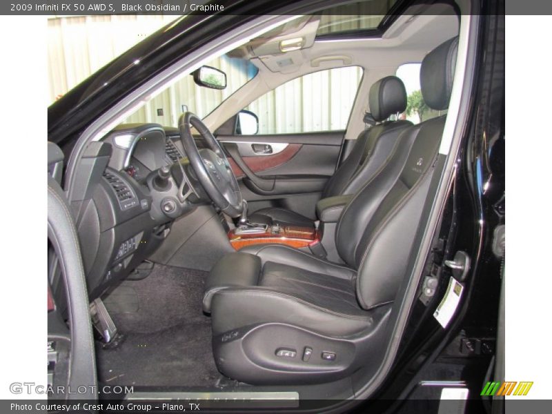 Black Obsidian / Graphite 2009 Infiniti FX 50 AWD S