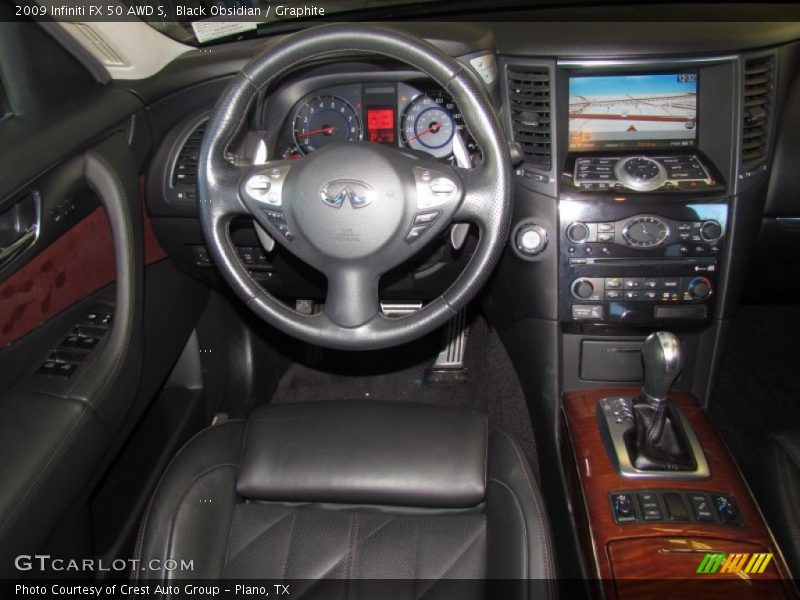 Black Obsidian / Graphite 2009 Infiniti FX 50 AWD S