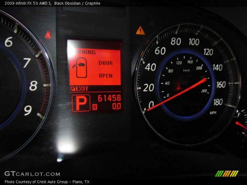 Black Obsidian / Graphite 2009 Infiniti FX 50 AWD S