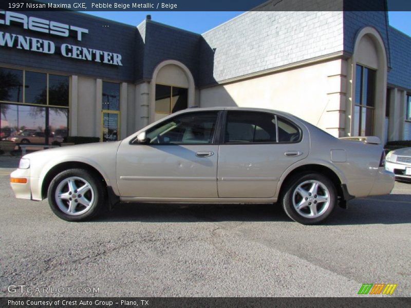 Pebble Beige Metallic / Beige 1997 Nissan Maxima GXE