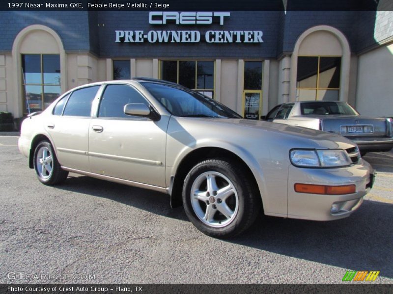 Pebble Beige Metallic / Beige 1997 Nissan Maxima GXE