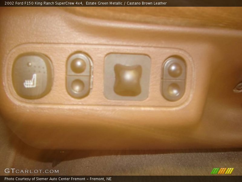 Estate Green Metallic / Castano Brown Leather 2002 Ford F150 King Ranch SuperCrew 4x4