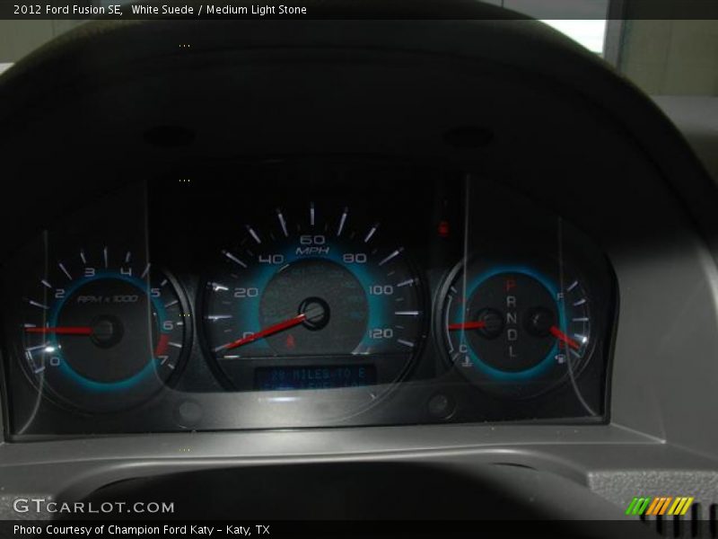 White Suede / Medium Light Stone 2012 Ford Fusion SE