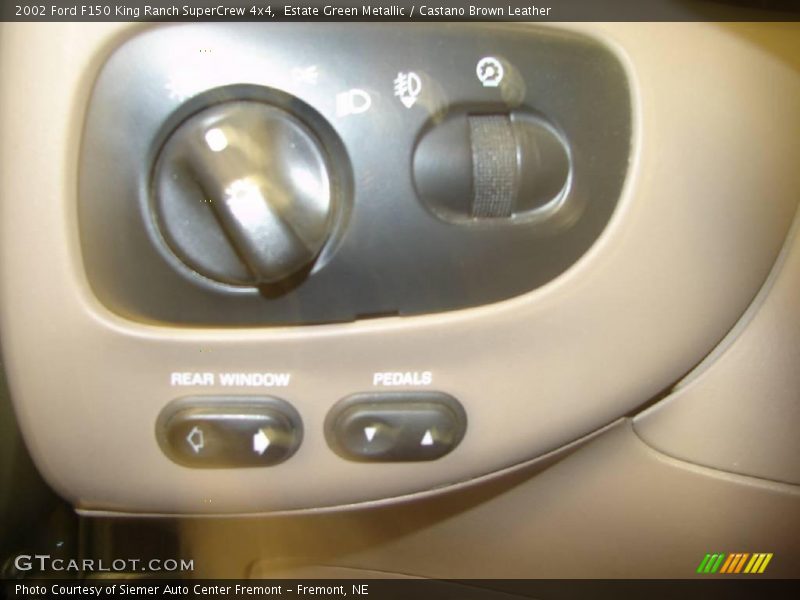 Estate Green Metallic / Castano Brown Leather 2002 Ford F150 King Ranch SuperCrew 4x4