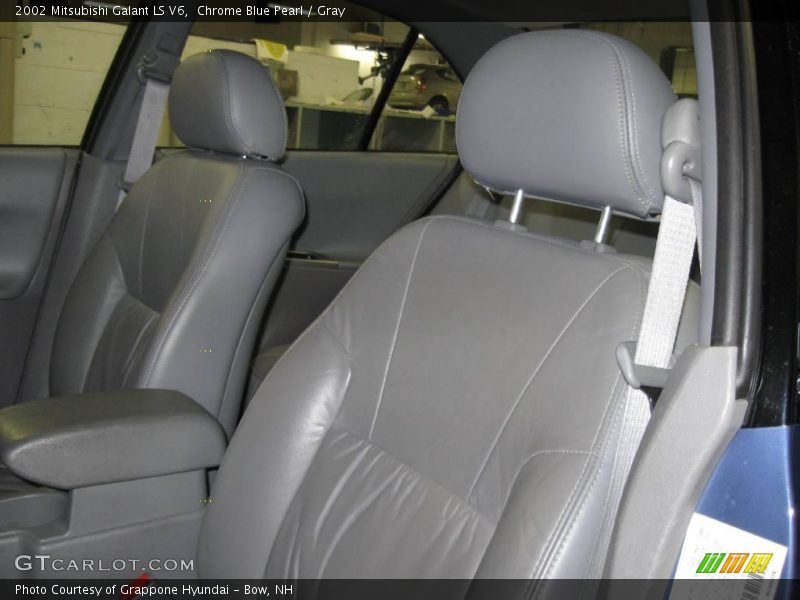 Chrome Blue Pearl / Gray 2002 Mitsubishi Galant LS V6
