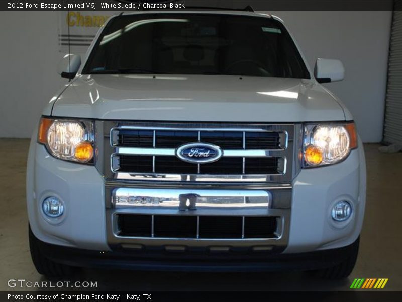 White Suede / Charcoal Black 2012 Ford Escape Limited V6