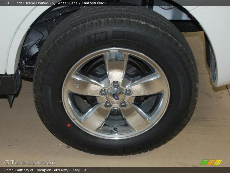 White Suede / Charcoal Black 2012 Ford Escape Limited V6
