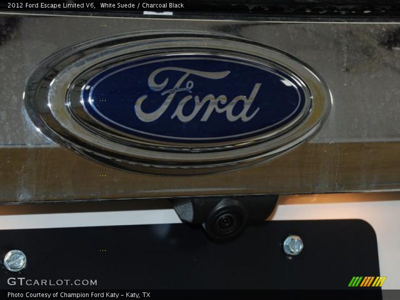 White Suede / Charcoal Black 2012 Ford Escape Limited V6