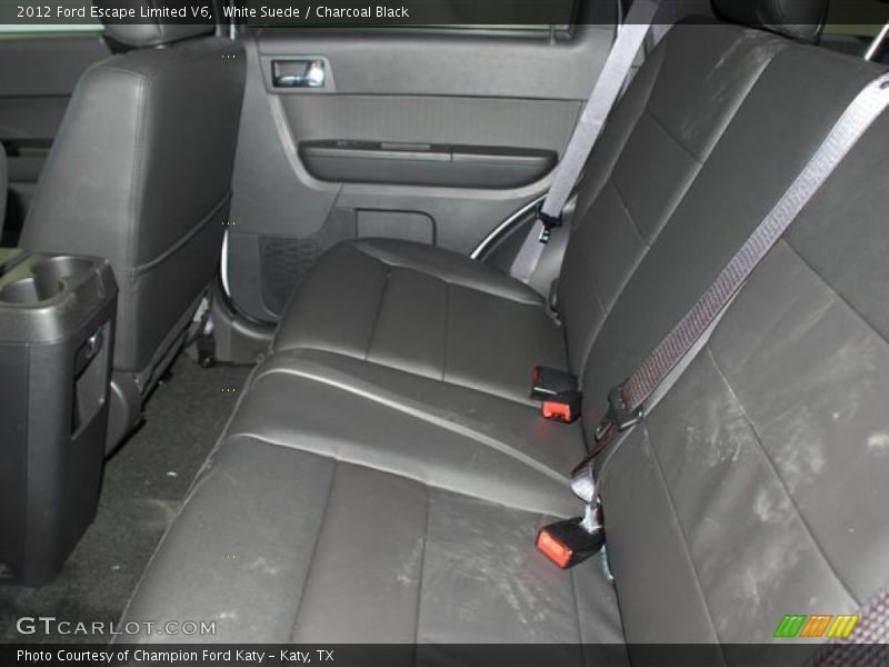 White Suede / Charcoal Black 2012 Ford Escape Limited V6