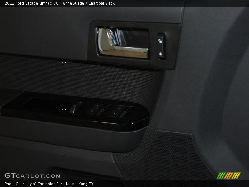 White Suede / Charcoal Black 2012 Ford Escape Limited V6