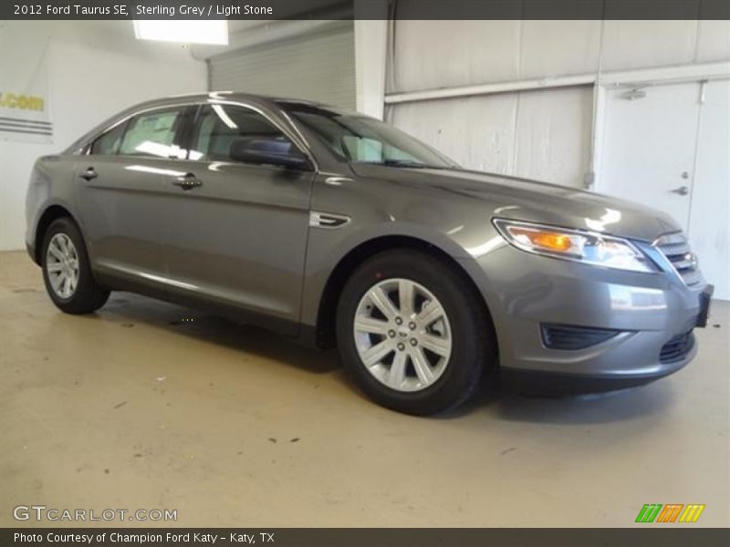 Sterling Grey / Light Stone 2012 Ford Taurus SE