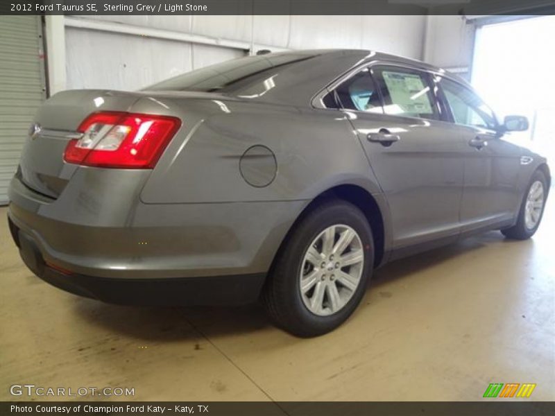 Sterling Grey / Light Stone 2012 Ford Taurus SE