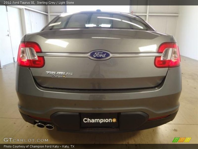 Sterling Grey / Light Stone 2012 Ford Taurus SE