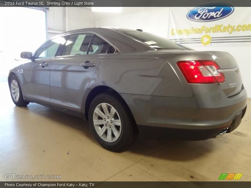 Sterling Grey / Light Stone 2012 Ford Taurus SE