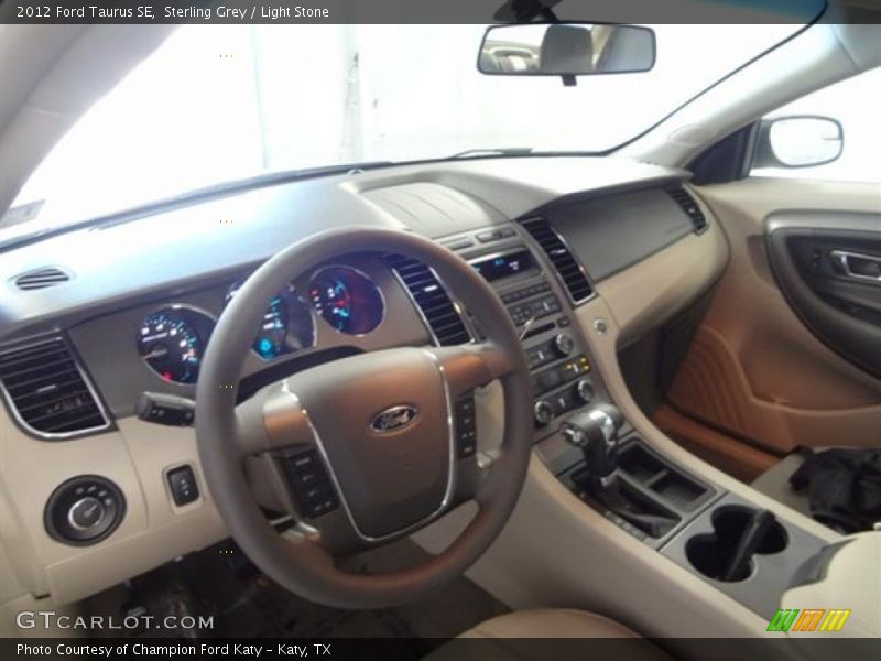 Sterling Grey / Light Stone 2012 Ford Taurus SE