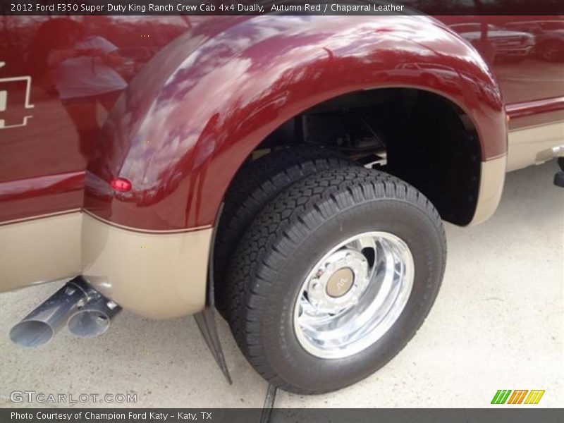  2012 F350 Super Duty King Ranch Crew Cab 4x4 Dually Wheel